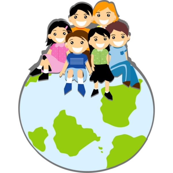 Дети на земном шаре