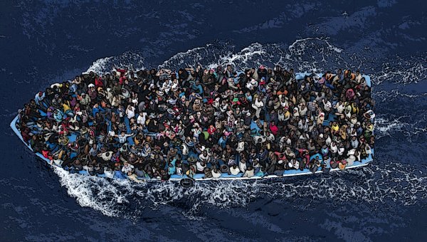 Миграционный кризис в Европе лодки