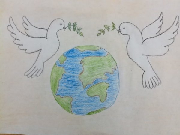 Рисунок миру мир