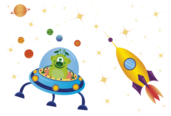 Космос клипарт для детей
