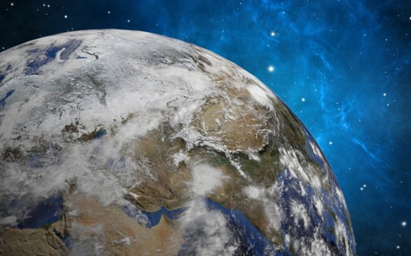 Вид земли из космоса