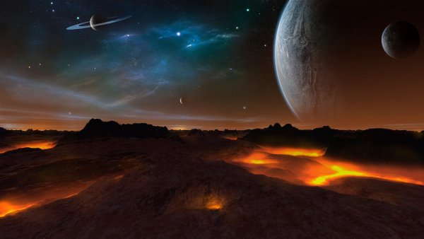 Закат на другой планете