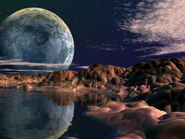 Пейзаж неизвестной планеты