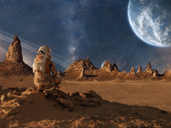 Фантастические пейзажи других планет