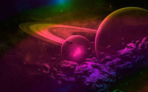 Красивые планеты в космосе