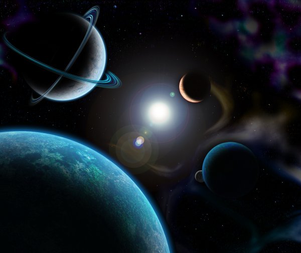 Космос звезды планеты