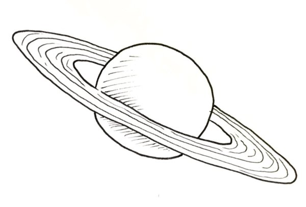 Сатурн Планета раскраска