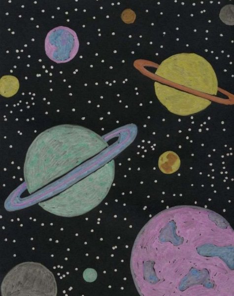 Рисунок на тему космос