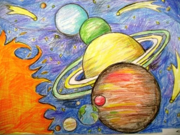 Рисунок на тему космос