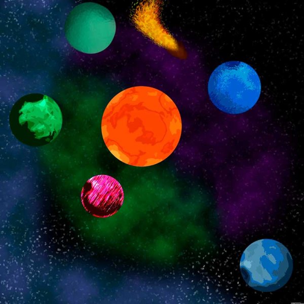 Цветные планеты