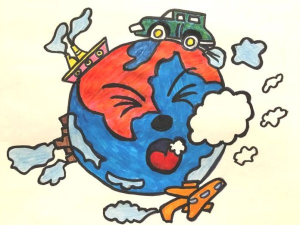 Планета заболела рисунки