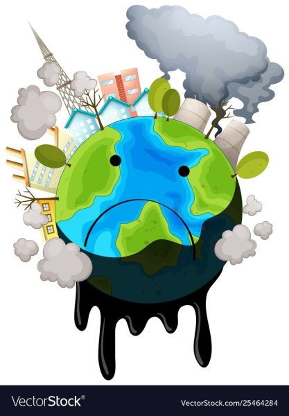 Загрязнение планеты для детей