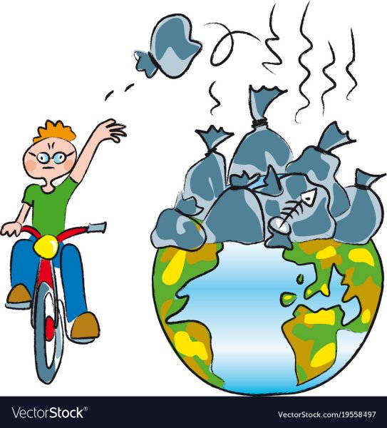 Загрязнение природы для детей