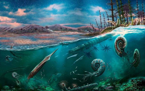 Триасовый период море Тетис