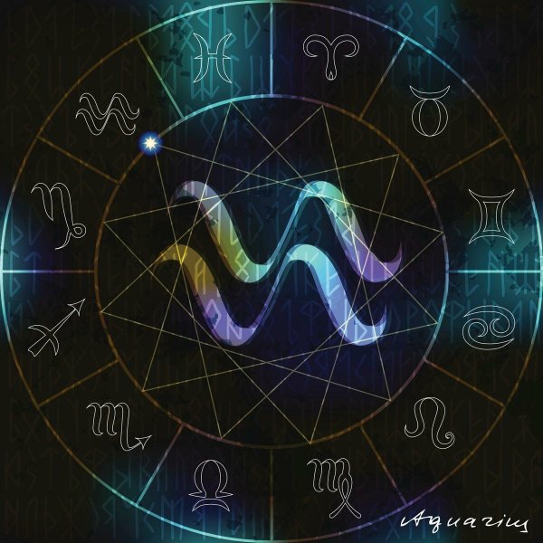 Зодиакальный круг Водолей