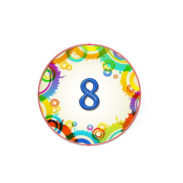 Номерки на кроватки в детском саду