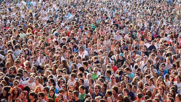 Толпа народа