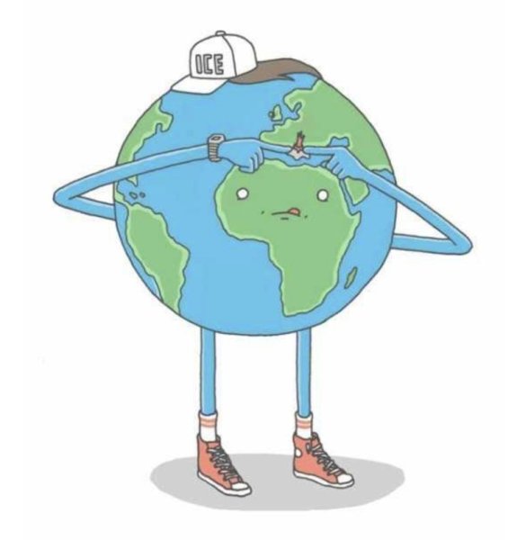 Планета земля карикатура