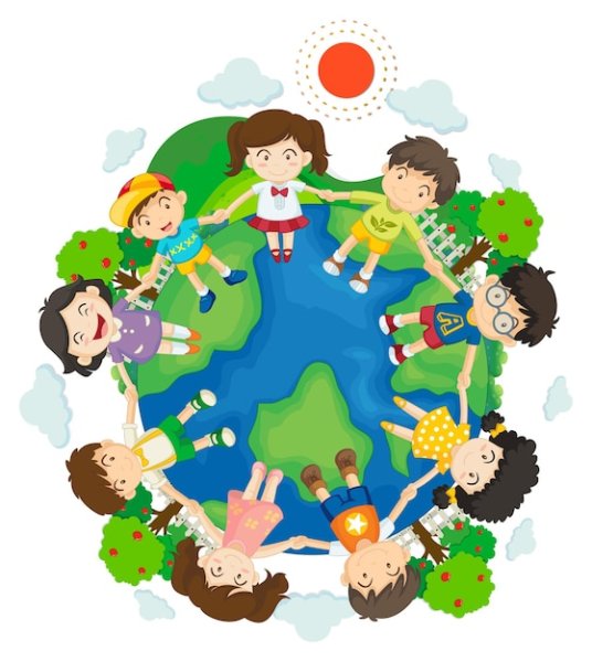 Дети в кругу за руки