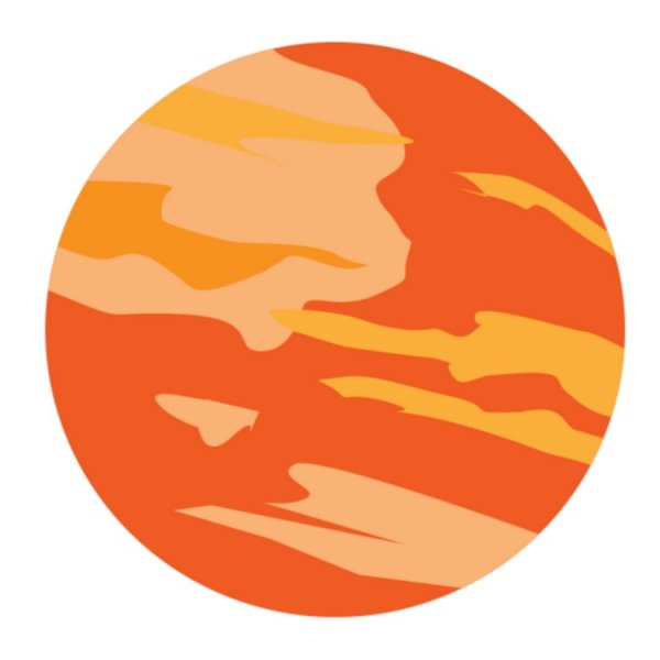 Марс мультяшный Планета