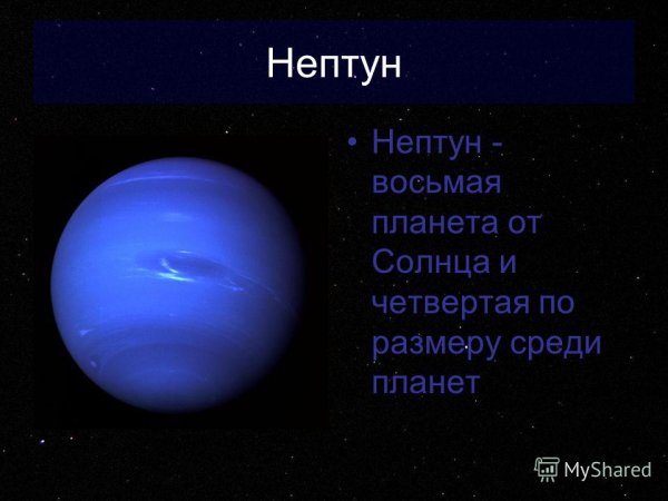 Нептун 8 Планета от солнца