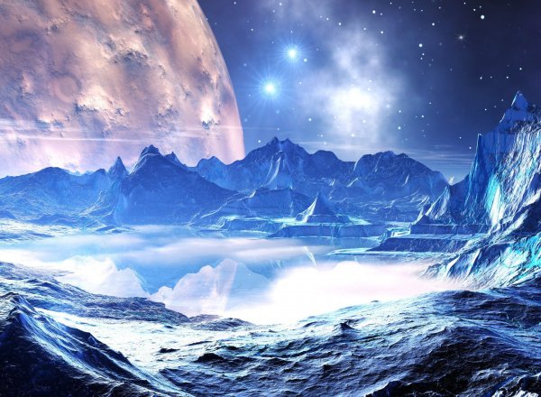 Фантастические космические пейзажи