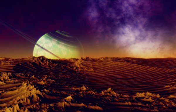 Пейзаж неизвестной планеты