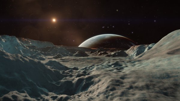 Космос поверхность планеты