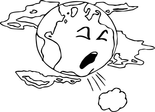 Экология раскраска