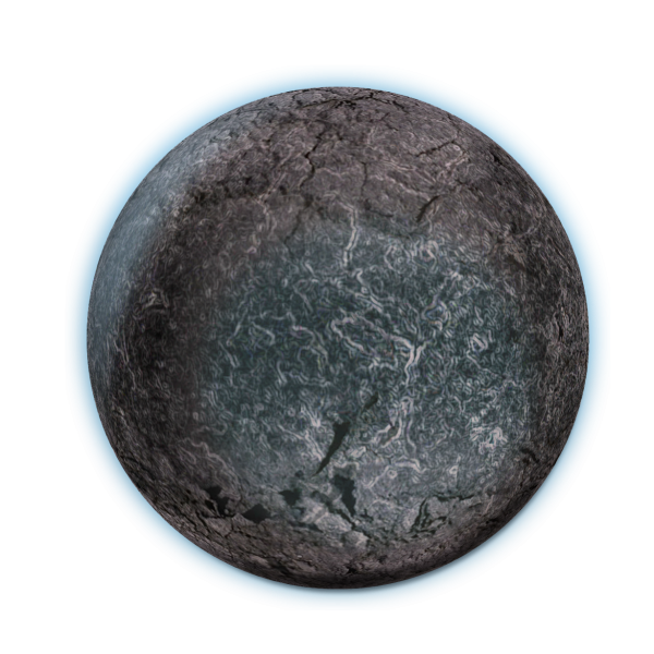Планета Меркурий на прозрачном фоне