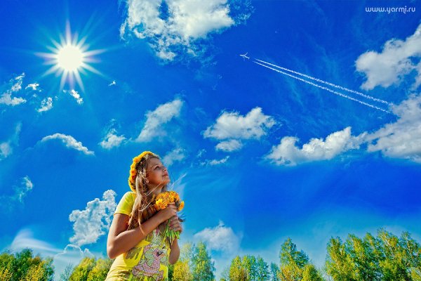 Небо счастье радость