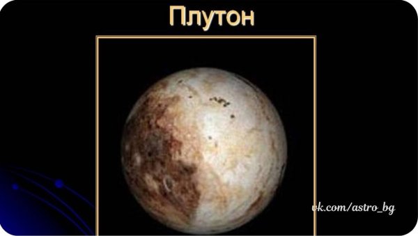 Плутон Планета солнечной системы