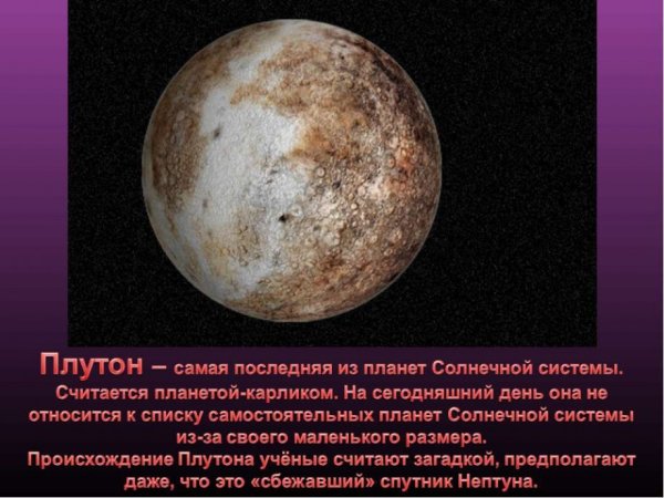 Плутон Планета солнечной системы интересные факты