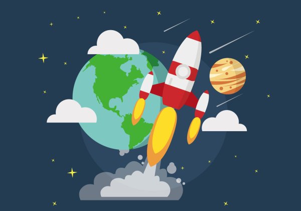 Векторная иллюстрация космос