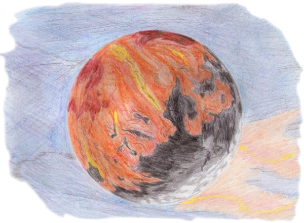 Планета рисунок