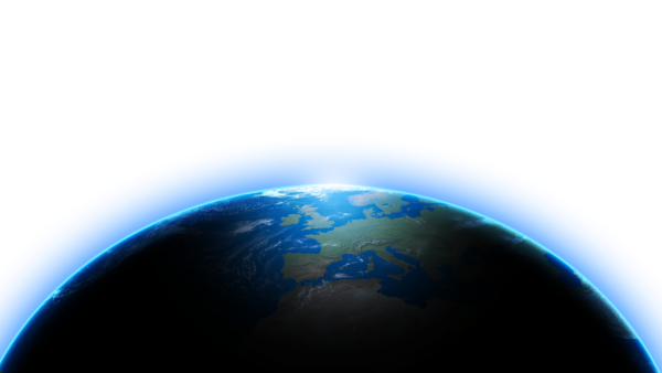 Земля из космоса на прозрачном фоне