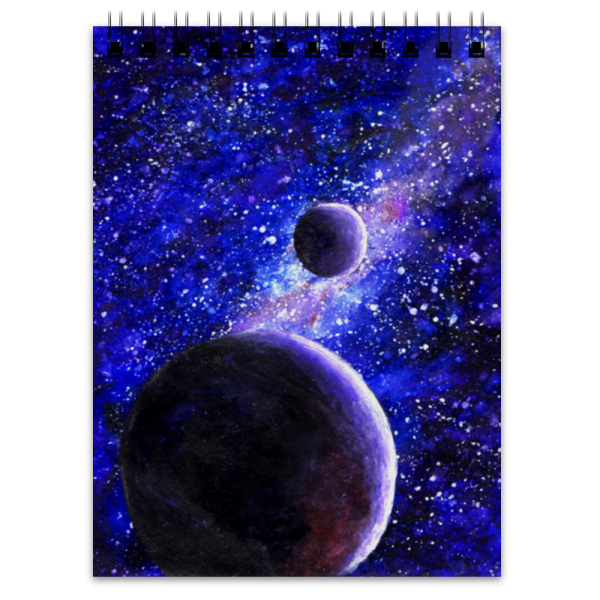 Космос красками с планетами