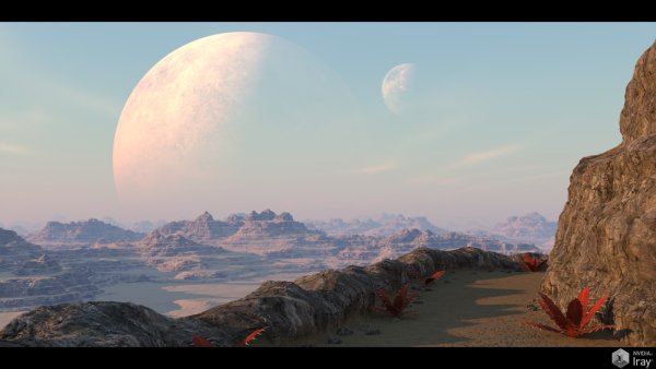 Глизе 581 пейзаж