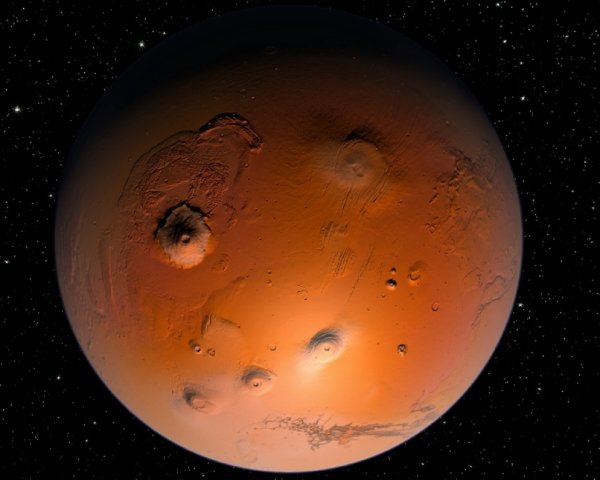 Марс Планета вулкан Олимп