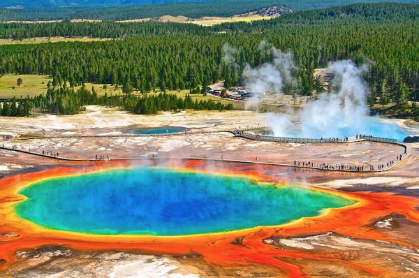 Йеллоустонский парк Гранд Призматик