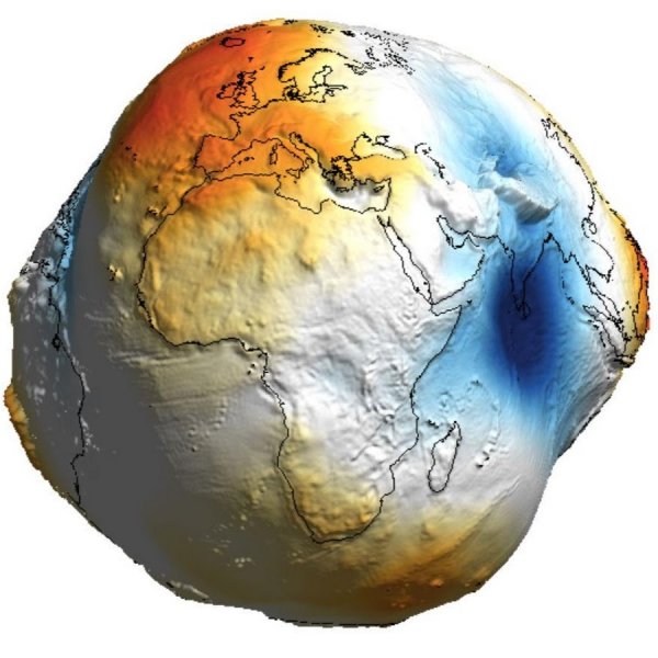 Геоид форма земли 3д