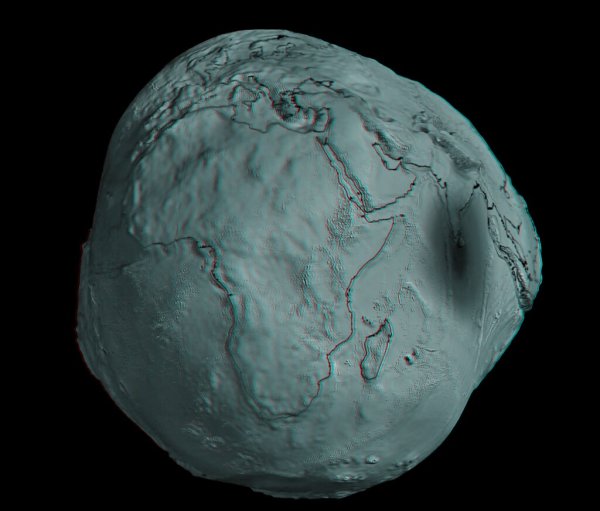 Геоид земли 3д