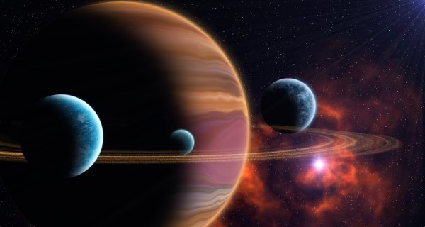 Космос планеты спутники