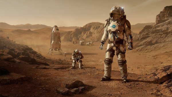 Марсианин в космосе