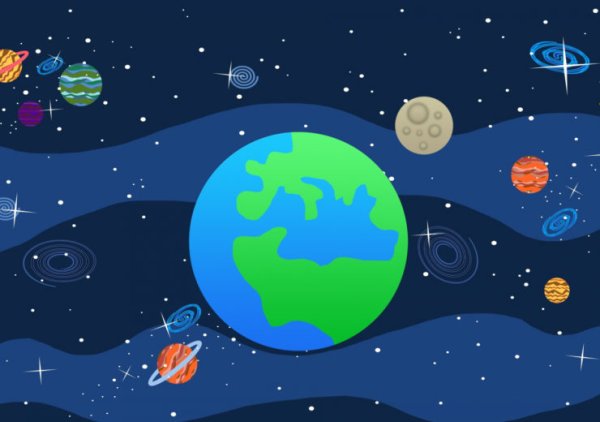 Планеты мультяшные