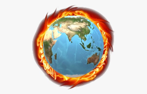 Глобальное потепление надпись без фона