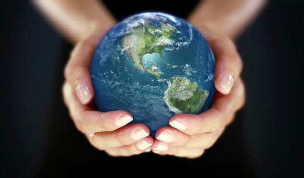 Картина Планета в руках