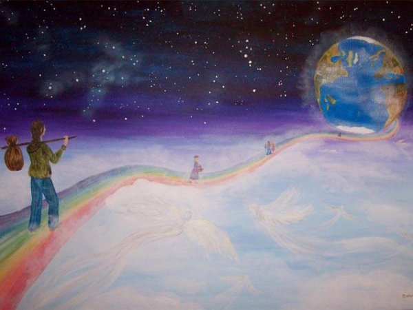 Рисование дорога к звездам