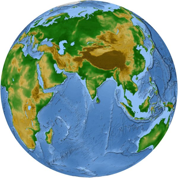 Земной шар Россия