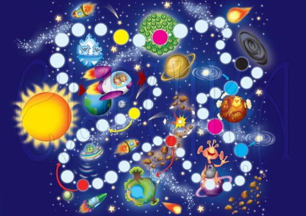 Ходилка бродилка космос